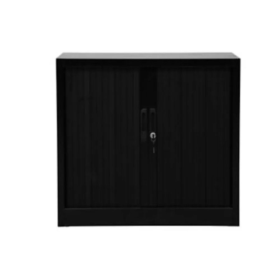 PROREGAL Rollladenschrank Weasel Schwarz aus Metall H x B x T: 75 x 80 x 46 cm - Bild 2