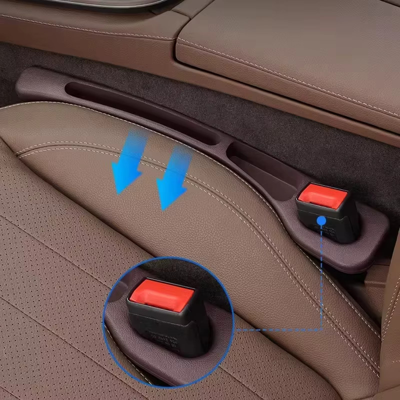 2er-Set Auto Sitz Zwischenraum Füller zur Lückenfüllung für Auto und SUV als Halter für Handy oder Brieftasche - Bild 2