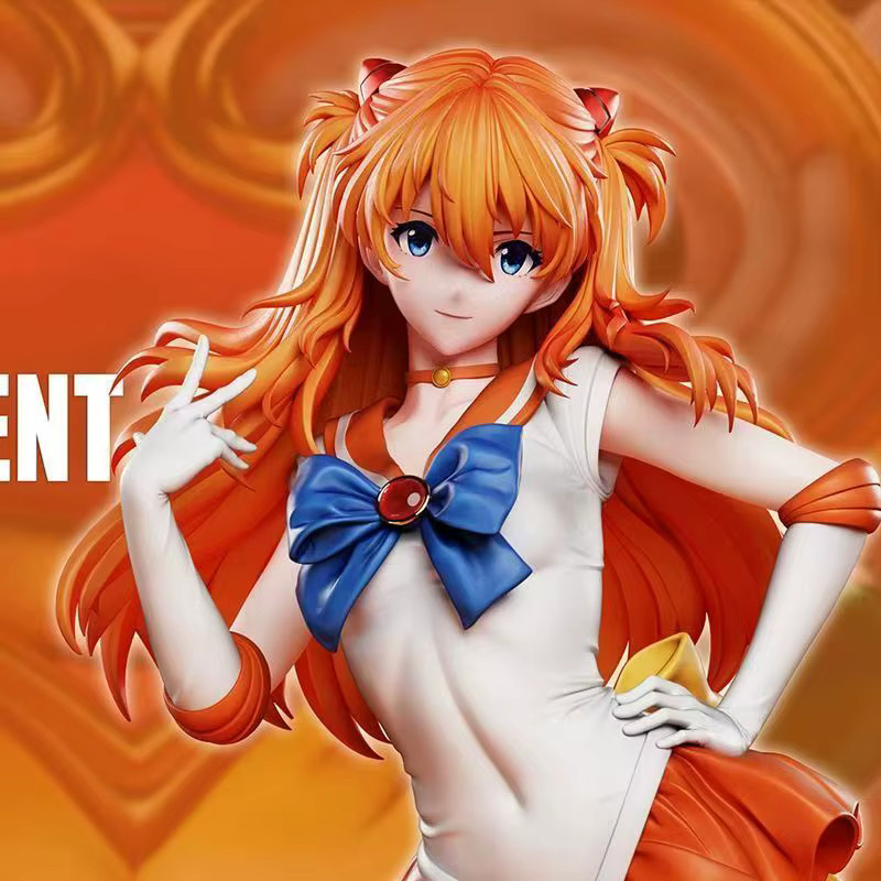EDS Studio Evangelion Asuka Figur Sailor Venus Ver., Actionfigur, 30cm - Bild 2
