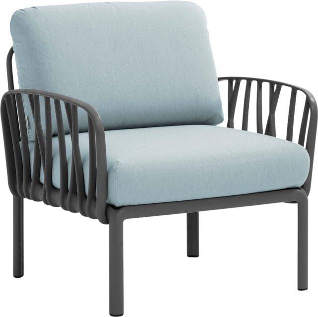 Nardi Komodo Sessel für den Garten in Blau matt - Bild 1