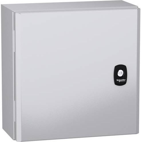 Schneider Electric NSYS3DC3315 Wandgehäuse aus Stahl in Grau, B: 30 cm, H: 30 cm, T: 15 cm - Bild 1