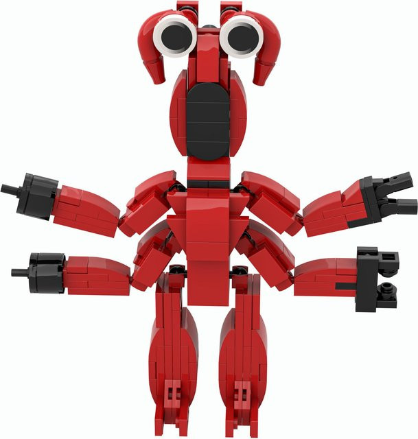 Binchi Keji Travel Banban Monster, Baustein-Baufiguren, Rot, ab 3 Jahre - Bild 1