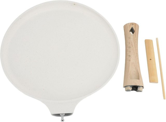 Multifunktionale Antihaft Pfannkuchenpfanne und Crepe Pfanne von OutsideWorld aus Aluminium in Grau und Beige, Durchmesser: 28 cm - Bild 1