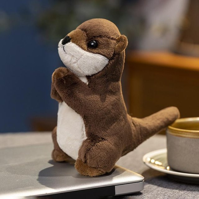 Kidsly Otter-Plüschtier mit Fischotter-Plüsch-Schlüsselanhänger, ab 14 Jahren - Bild 1