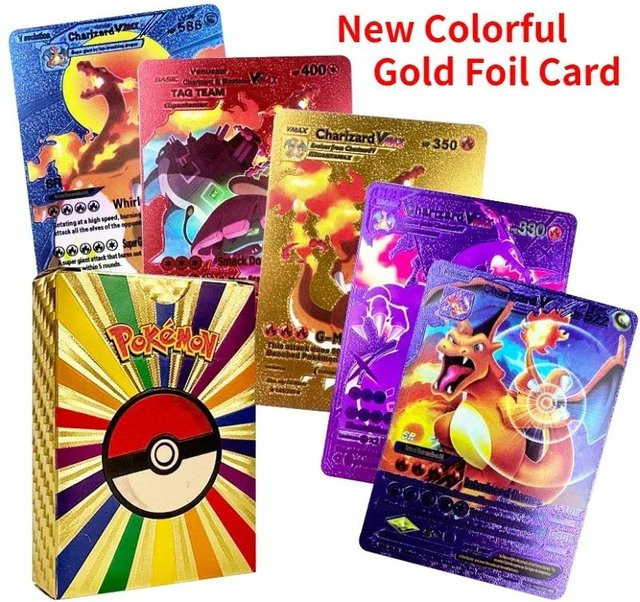 Pokémon Sammelkartenset, 55-teiliges Set, bunt / mehrfarbig, gold - Bild 1