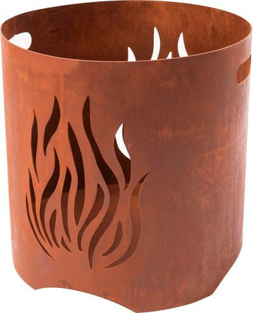 Redfire Feuerkorb Kiruna aus Stahl in Rostbraun, Durchmesser: 40 cm