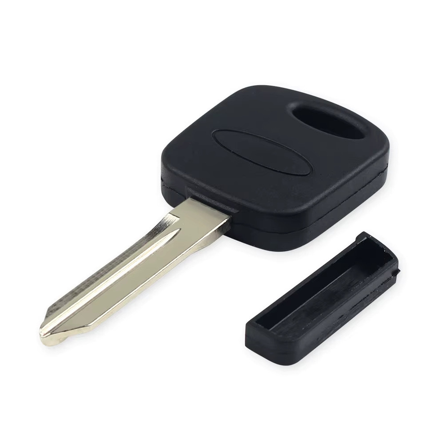 KEYYOU Transponder Chip Autoschlüsselgehäuse für Ford Escape Kuga Maverick Focus Mondeo Mustang Fob Case FO38 Blade, Schwarz - Bild 2