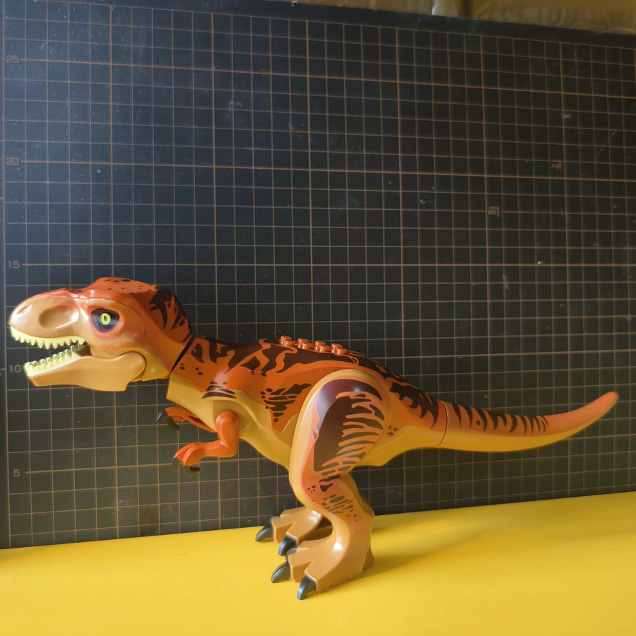 Kennie Jurassic Tyrannosaurus Rex Spine Predator Spinosaurus Dinosaurier Baustein Lernspielzeug - Bild 2