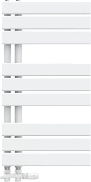 Emke Badheizkörper Handtuchwärmer Weiß B: 76 cm, T: 40 cm - Bild 1