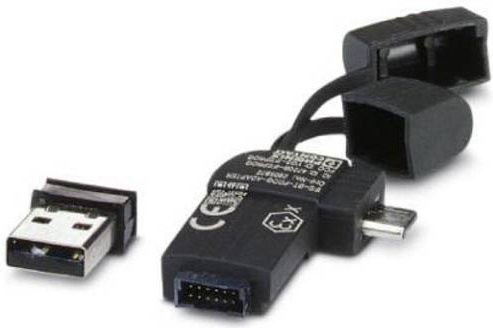 Phoenix Contact 2905872 IFS-BT-PROG-ADAPTER SPS-Adapter mit Bluetooth und Micro-USB in Schwarz - Bild 1