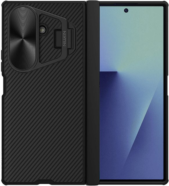 Nillkin CamShield Prop Schutzhülle für Samsung Galaxy Z Fold7 F966 mit Metall-Objektivabdeckung in Schwarz - Bild 1