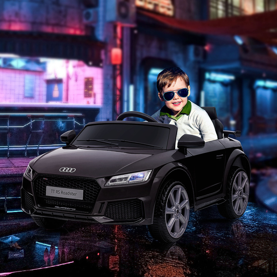 HOMCOM Kinder Elektroauto, Schwarz, mit Fernbedienung, ab 3 Jahre - Bild 2