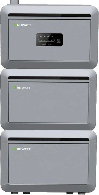 Growatt Nexa 2000 All In One Speicher in Grau mit 2048Wh Kapazität für Balkonkraftwerke inklusive 2 Erweiterungsakkus und IP66 Schutz - Bild 1