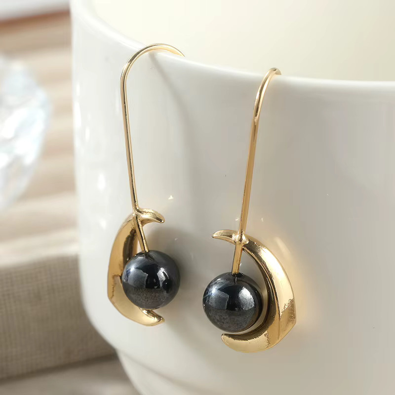 YoYo Ohrringe, Bicolor, Perle, Gold und Silber, Damen - Bild 1