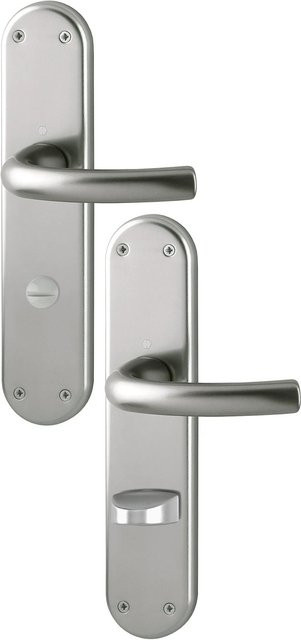 Hoppe Renovation-Garnitur Tokyo aus Aluminium und Stahl in Silber - Bild 1