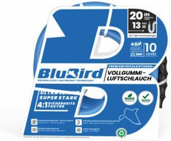 Riegler Werkstattschlauch-Set BluBird in Blau mit Schnellverschlusskupplung, Durchmesser: 20 mm, Länge: 20 m - Bild 1