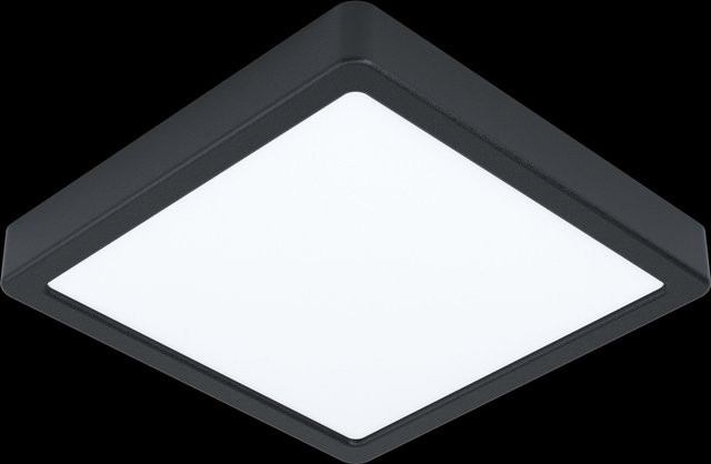 Eglo LED Aufbauleuchte Fueva Weiß-Schwarz quadratisch - Bild 1
