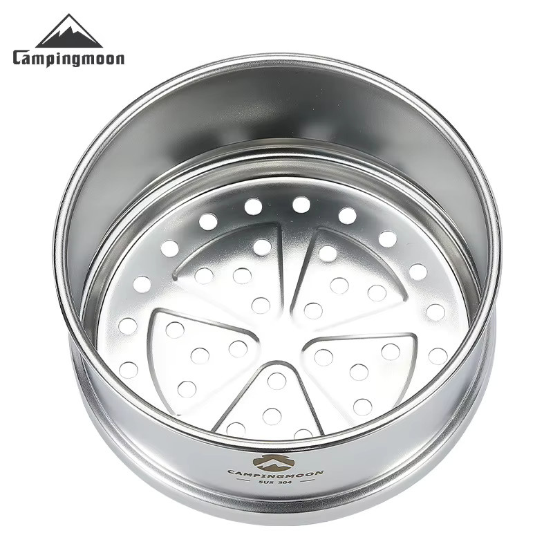 CAMPINGMOON S369 Camping-Schüssel aus 304 Edelstahl in Silber mit 600 ml Fassungsvermögen und Griff - Bild 2