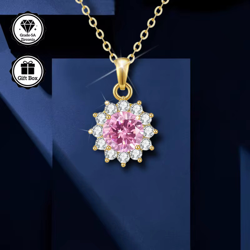 LAMVOICE Halskette, Gold, Zirkonia, Damen - Bild 2