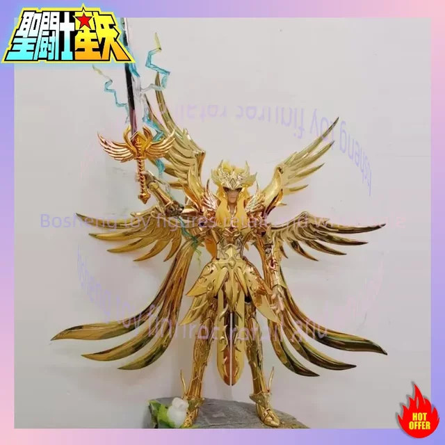 MST Saint Seiya Myth Cloth EXM/EX Metal Zeus SOG/Soul of God 24K/OCE Knights of The Zodiac Anime Actionfigur, Metall - Bild 1
