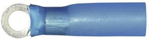Vogt Verbindungstechnik 3635ah Ringkabelschuh mit Schrumpfschlauch, Querschnitt max. 2,50 mm², Loch-Ø 4,3 mm, teilisoliert, Blau - Bild 1