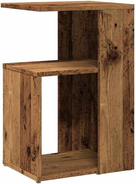 vidaXL Beistelltisch in Altholz-Optik aus Holzwerkstoff, braun, B/T/H: 36 x 30 x 56 cm - Bild 1