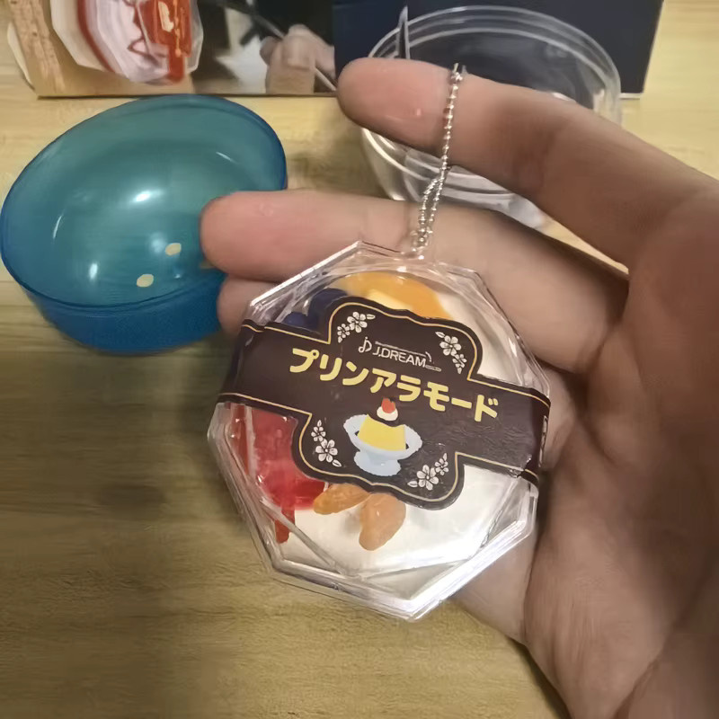 J.DREAM Obst Eis Figur, Anime Dessert Snack Lebensmittel, Schlüsselbund, Mini Modell, Tasche Anhänger, ab 7 Jahren - Bild 6