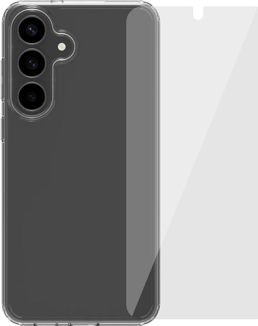 BlueBuilt Schutzhülle Transparent mit Panzerglas für Samsung Galaxy S25 FE - Bild 1