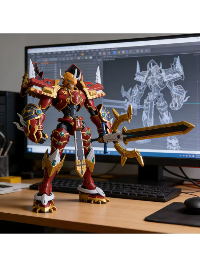 Bandai Digimon Frontier FRS Amplified Kaisergreymon, Action Figure, Roboter - Bild 5