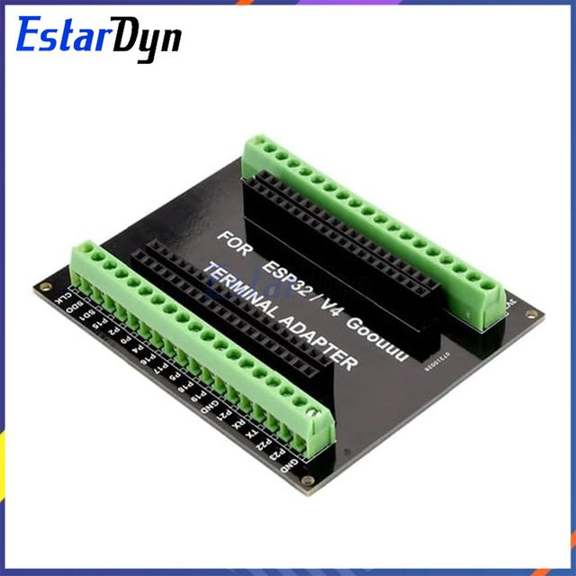 Estardyn ESP32 NodeMCU-32S Entwicklungsboard mit WLAN und Bluetooth, 38-Pin GPIO Erweiterungsmodul, Schwarz - Bild 1
