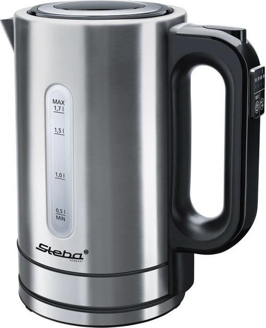 Steba Wasserkocher WK 21 Inox aus Edelstahl in Silber, 1,7 l - Bild 1