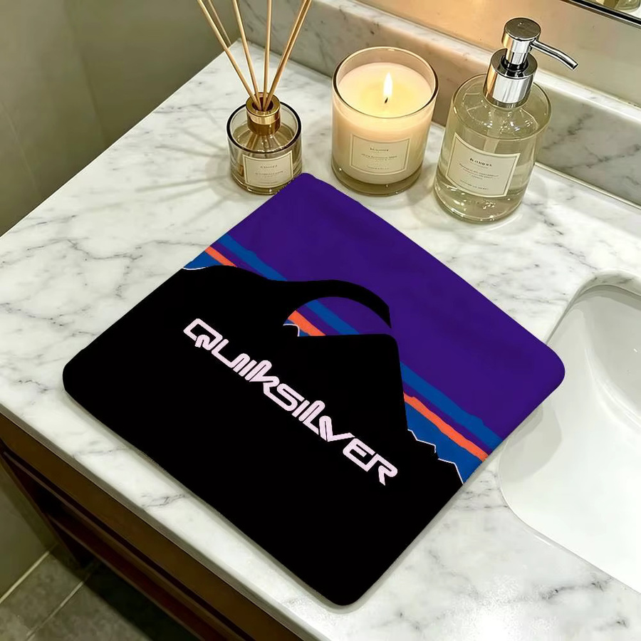 Q-Quiksilver L-Logo Handtuch aus Polyester-Baumwolle für Küche und Wohnzimmer - Bild 3