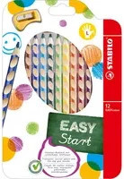 STABILO EASYcolors Buntstifte für Linkshänder mit Spitzer, 12 Stück, Multicolour - Bild 1