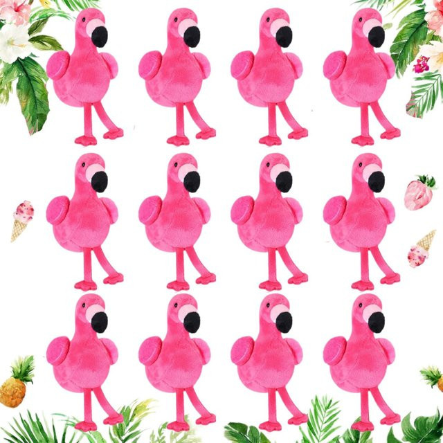 Linyi toy Mini Plüschflamingo, Plüschtiere, 15cm, ab 14 Jahren - Bild 1