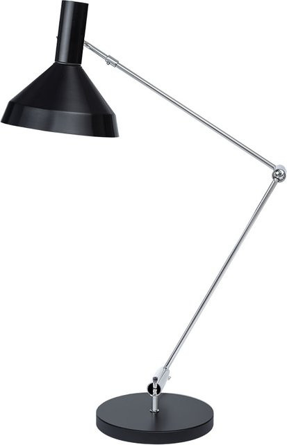 Baltensweiler Type 60 S Tischleuchte in Schwarz aus Metall mit verstellbarem Kegeldesign - Bild 1