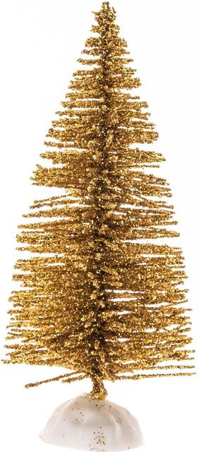 idee. Creativmarkt Tanne Gold für Weihnachten, Höhe: 9 cm - Bild 1