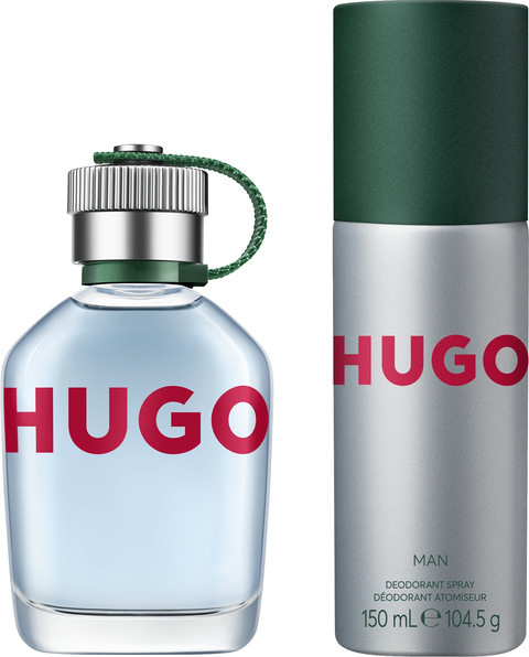 Hugo Boss Hugo Man Set, Eau de Toilette 75 ml, Deodorant Spray 150 ml, Herren - Bild 1