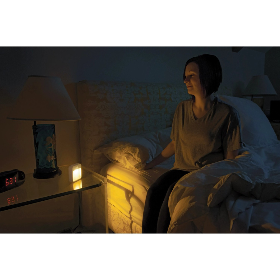 Mr. Beams LED-Nachtlicht mit Bewegungsmelder MB720A in Weiß mit Amber Licht, 2er-Pack - Bild 2