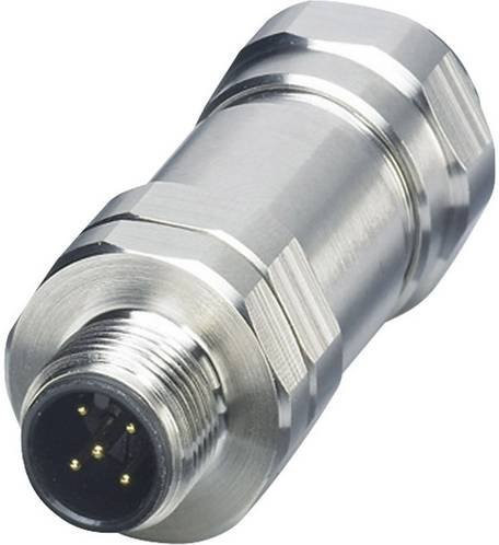 Phoenix Contact 1440025 Sensor-Aktor-Steckverbinder M12 Stecker gerade unkonfektioniert 5-polig in Silber - Bild 1