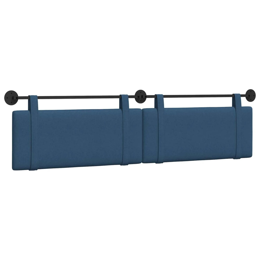 vidaXL Wandmontierte Hängematte in Blau mit Stoffbezug, B/T/H: 210 x 55 x 5 cm - Bild 2