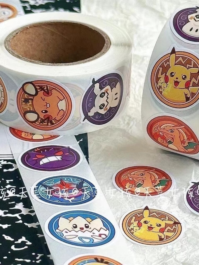 Bandai Pokémon Aufkleber, 500 Stück, Set / Bundle - Bild 2