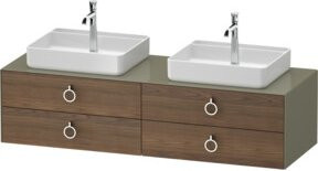 Duravit Waschtischunterschrank White Tulip in White, Breite: 160 cm, Tiefe: 55 cm, Höhe: 40,8 cm - Bild 1