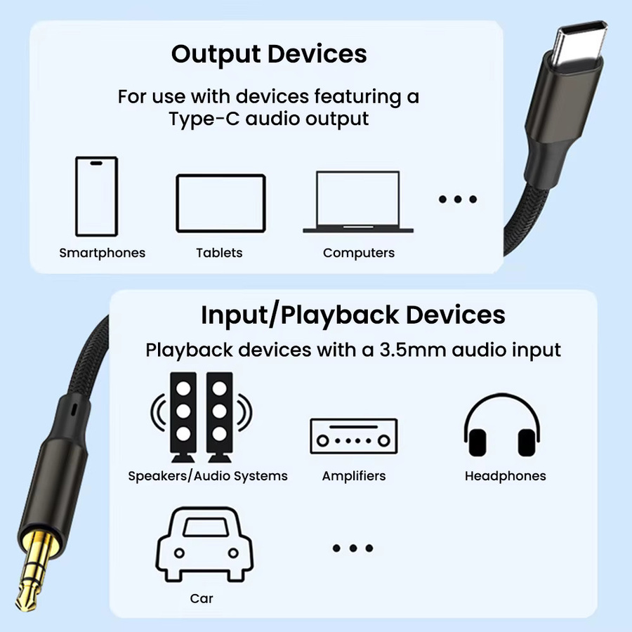 Olaf USB-C auf 3,5 mm Klinke AUX Audio-Adapter in Schwarz für iPhone 15 16 17 und Samsung - Bild 2
