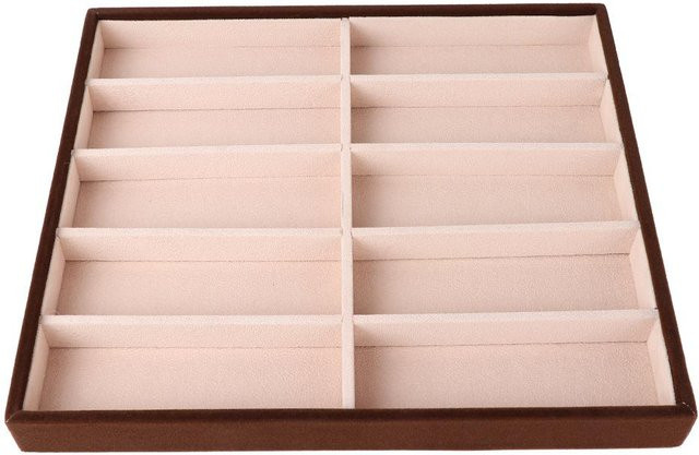Painter Brillen-Organizer, Sonnenbrillen-Box mit 10 Fächern, beige - Bild 1