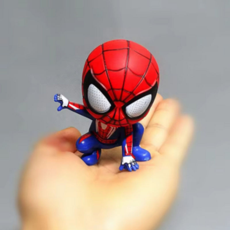 Marvel Avengers Spider Man Actionfigur in Rot und Weiß für Kinder als Sammlerstück und Dekoration aus Kunststoff - Bild 1