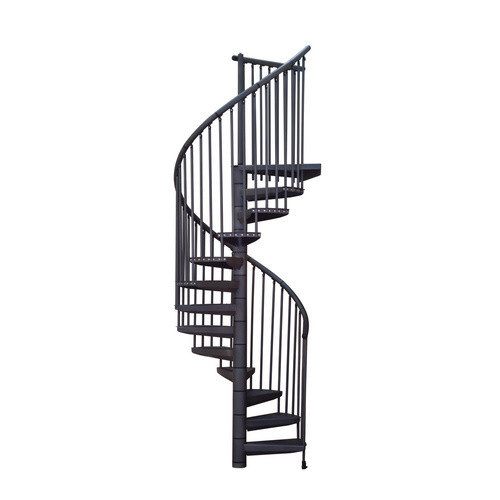Minka Spindeltreppe Rondo Color aus Stahl in Grau für eine Geschosshöhe bis 300 cm - Bild 4