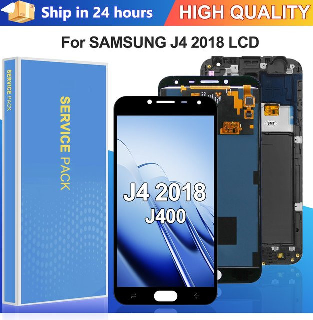Samsung J4 2018 J400 J400M J400F J400G/DS TFT LCD Display Touchscreen Digitale Montage in Schwarz - Bild 1