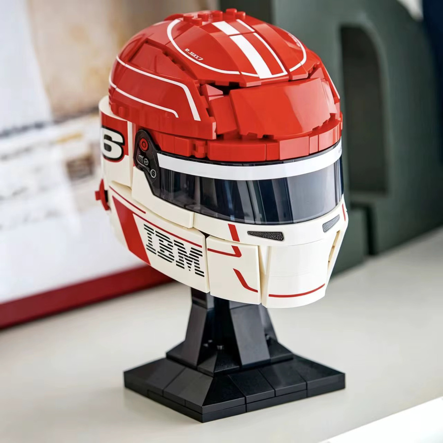 Hot Toys Rennwagen-Flotte Rennfahrer Lewis Hamilton Charles Leclerc Oscar Piastri Lando Norris Helm, Baustein-Modell, Fahrzeuge - Bild 2