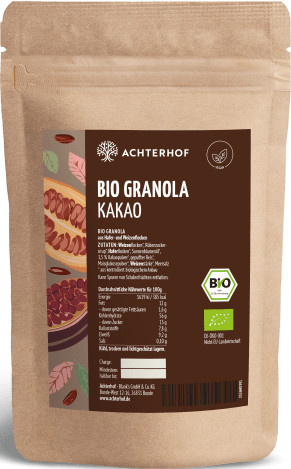 Achterhof Bio Granola Kakao 250 g - Bild 1