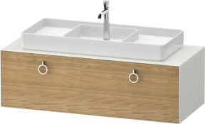 Duravit Waschtischunterschrank White Tulip in Weiß, B/T: 130 x 55 cm - Bild 1